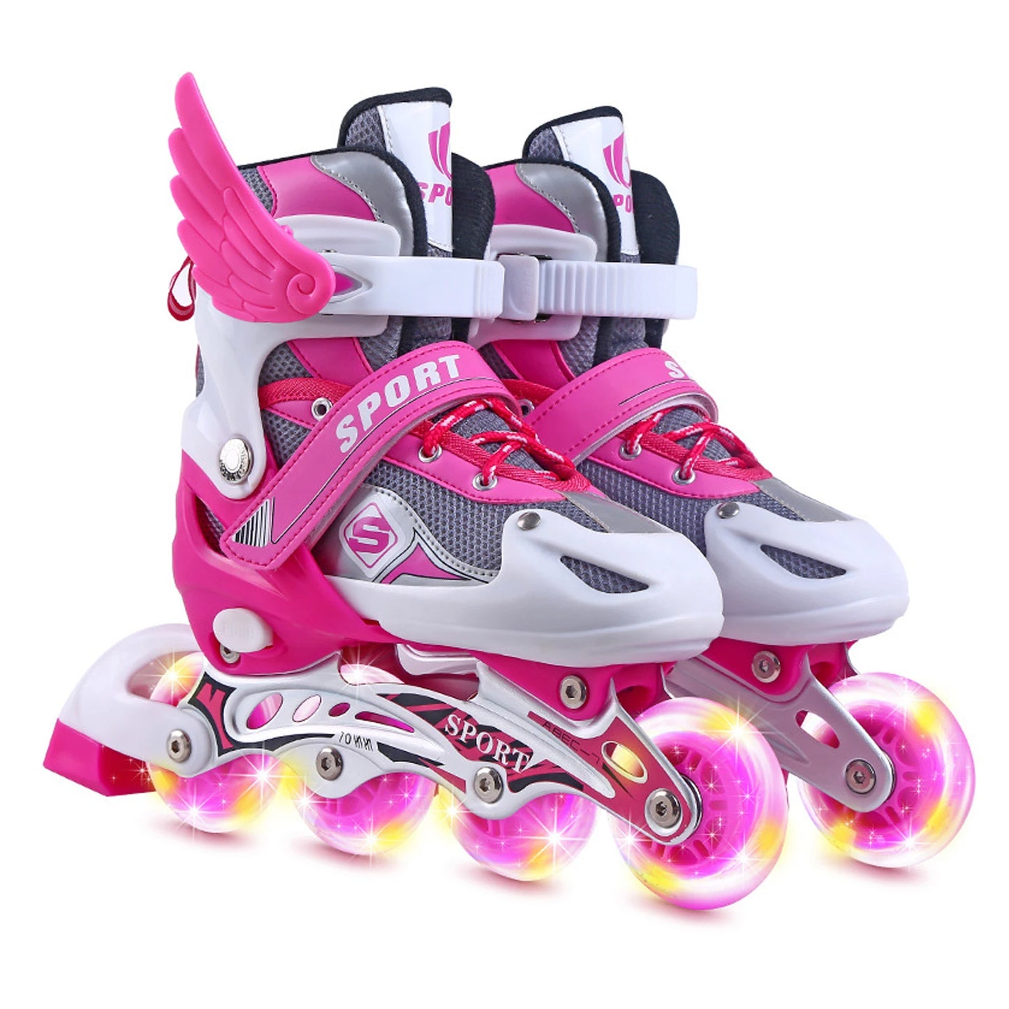 Roller Skating Shoes PU Wheel Flash Wheels