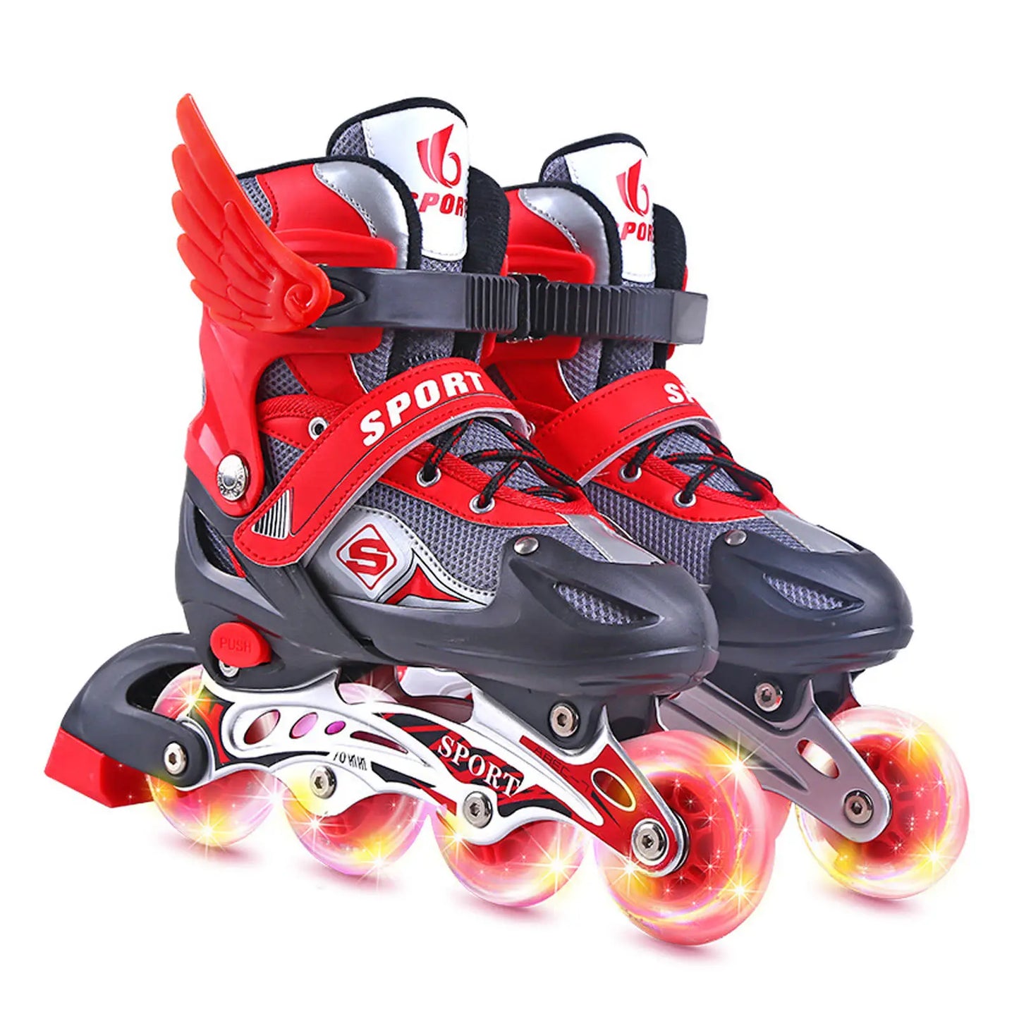 Roller Skating Shoes PU Wheel Flash Wheels