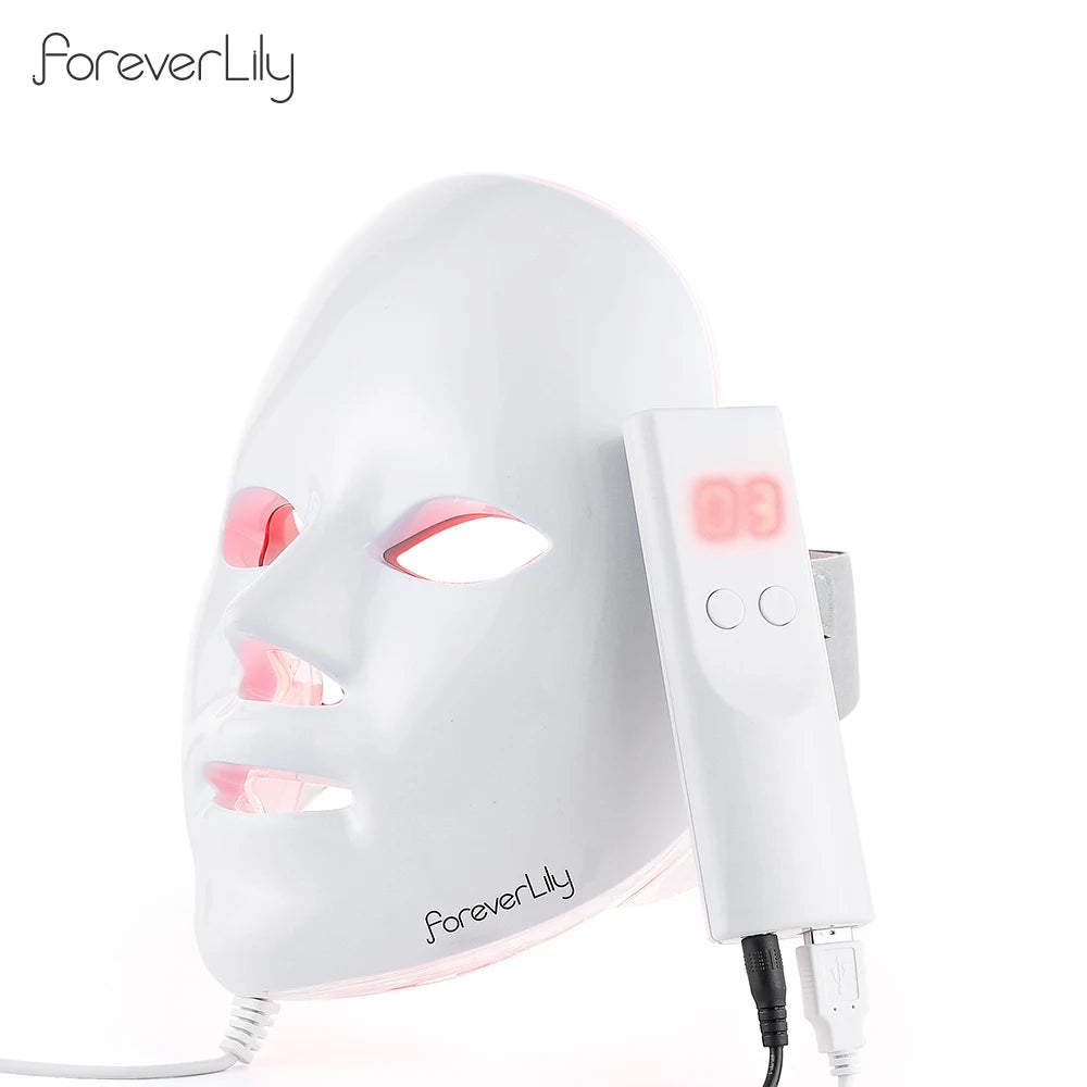 LED Facial Mask Photon Therapy Brightening