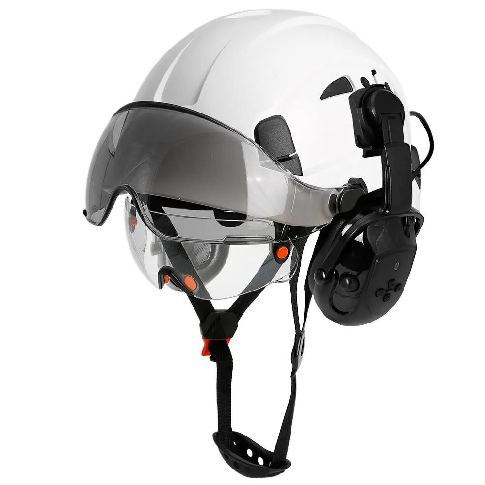 CE Safety Helmet With 5.0 Bluetooth Earmuffs For Engineer