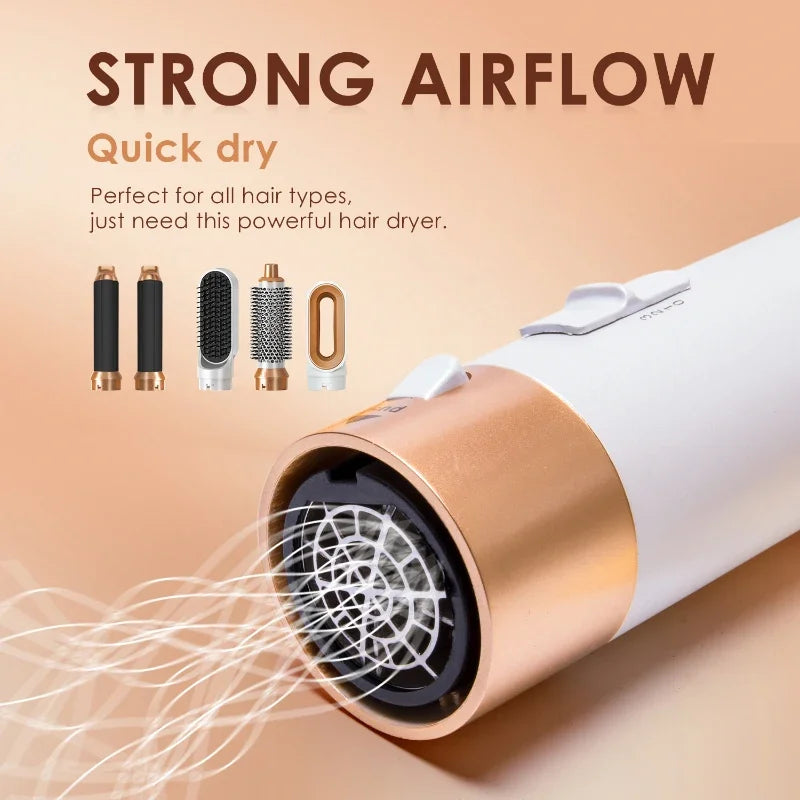 5 in 1 Hair Dryer Hot Comb