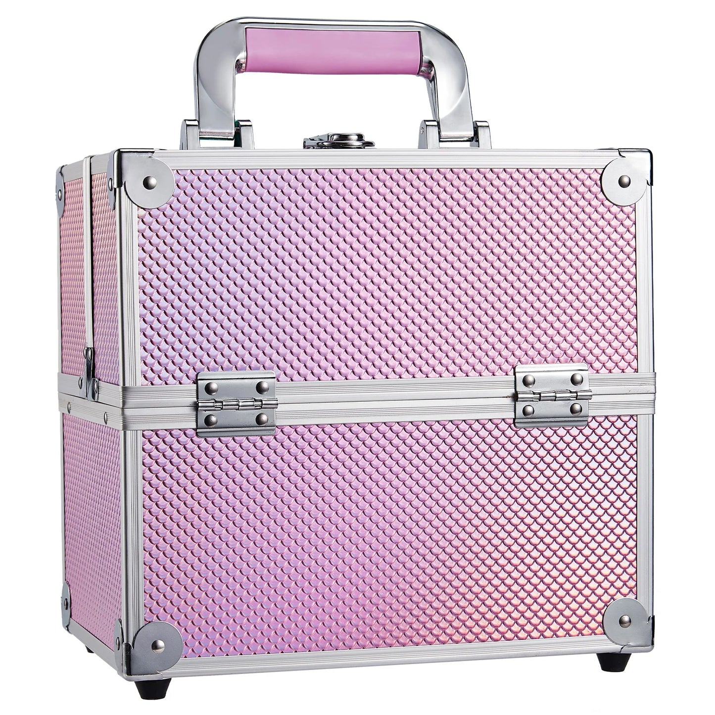 Makeup Case Portable Travel Alloy Cosmetics for Women