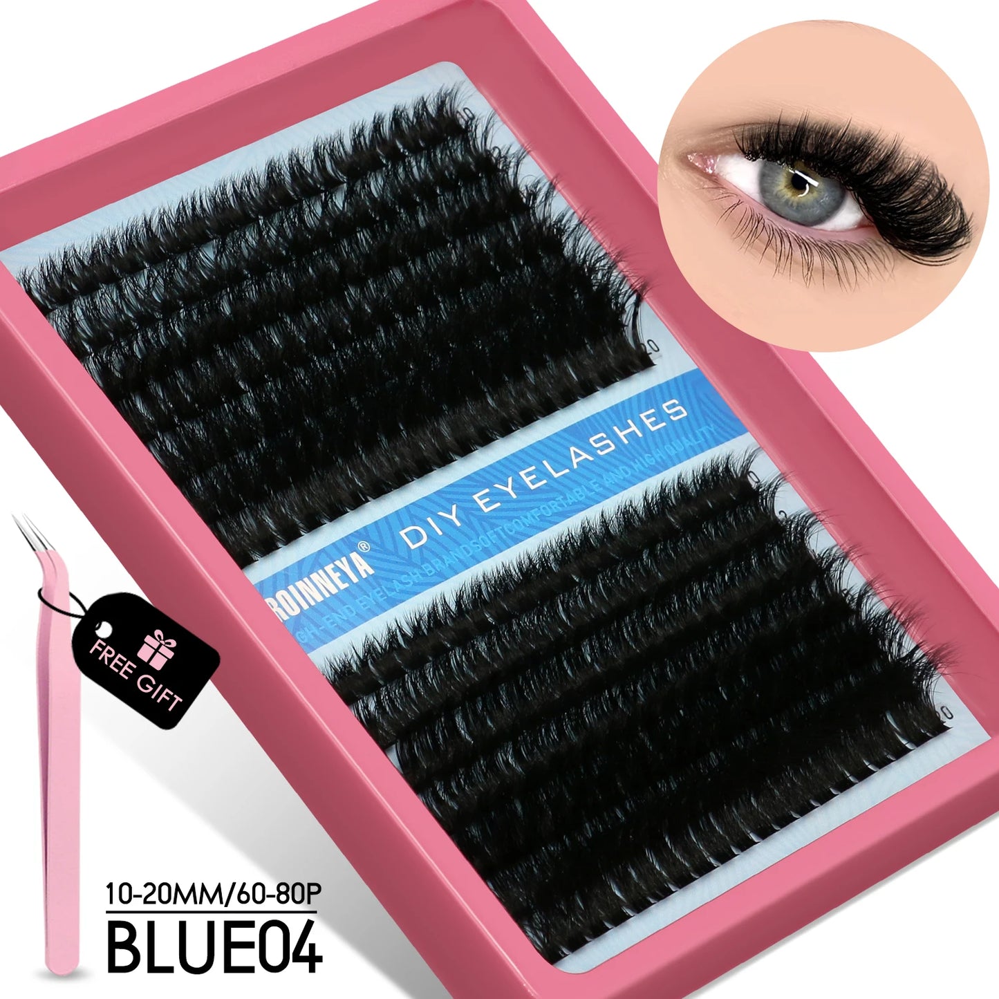 Kit Fluffy Individual Lashes Volume Mixed