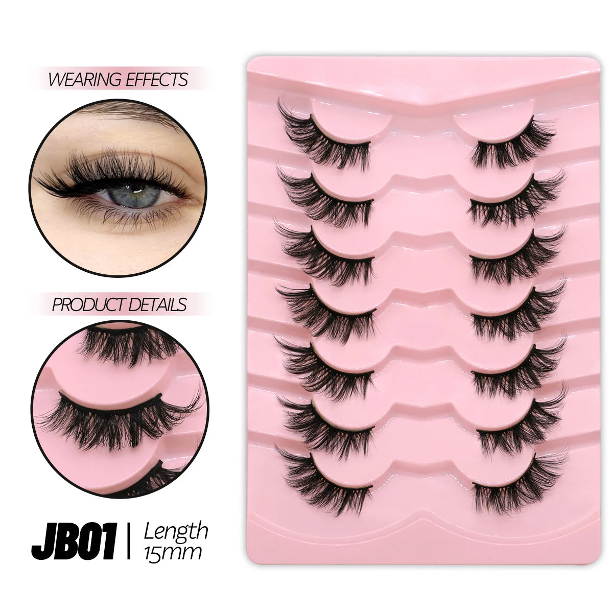 Half Lashes Soft Natural Look Extension Makeup