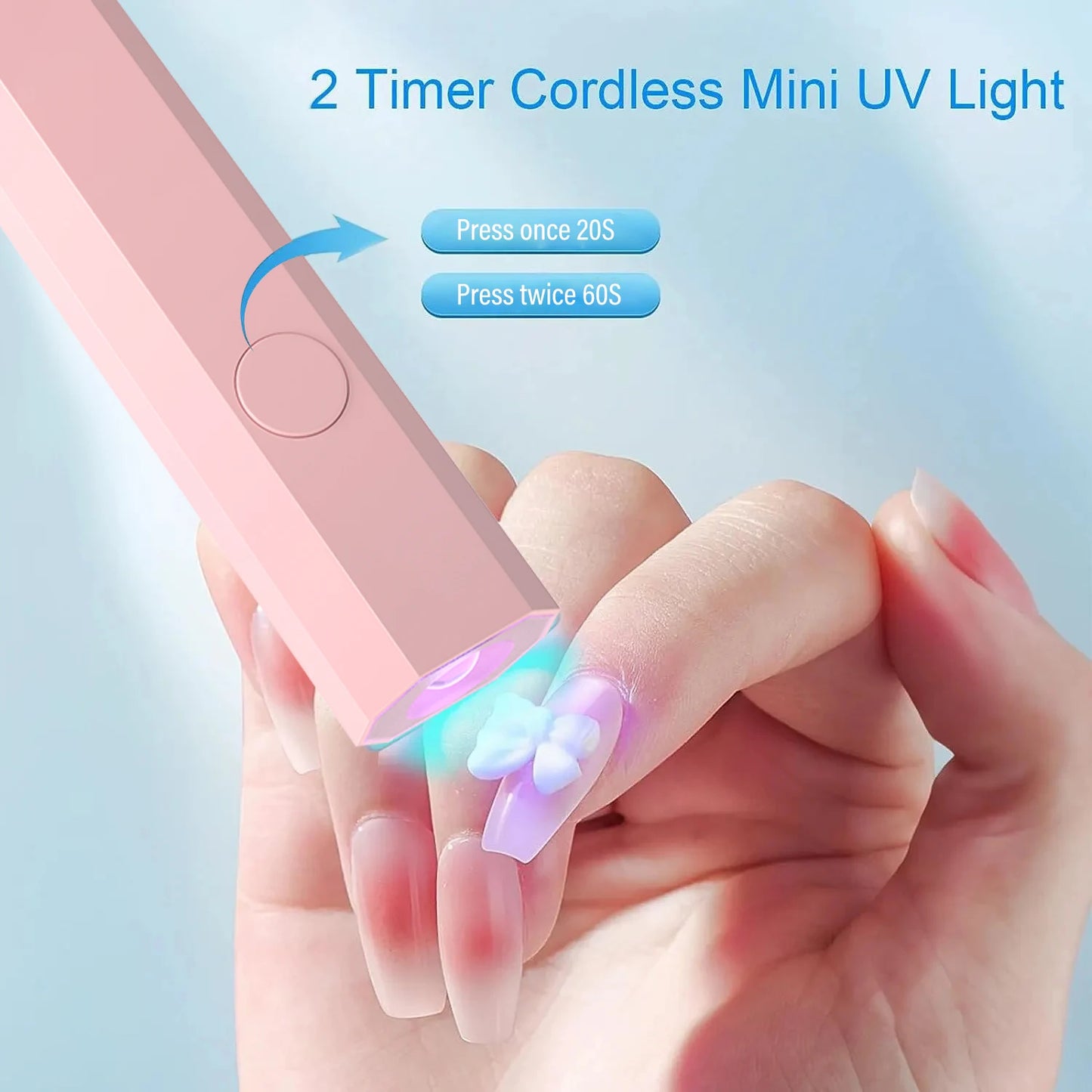 Handheld Nail Dryer Lamp UV/LED