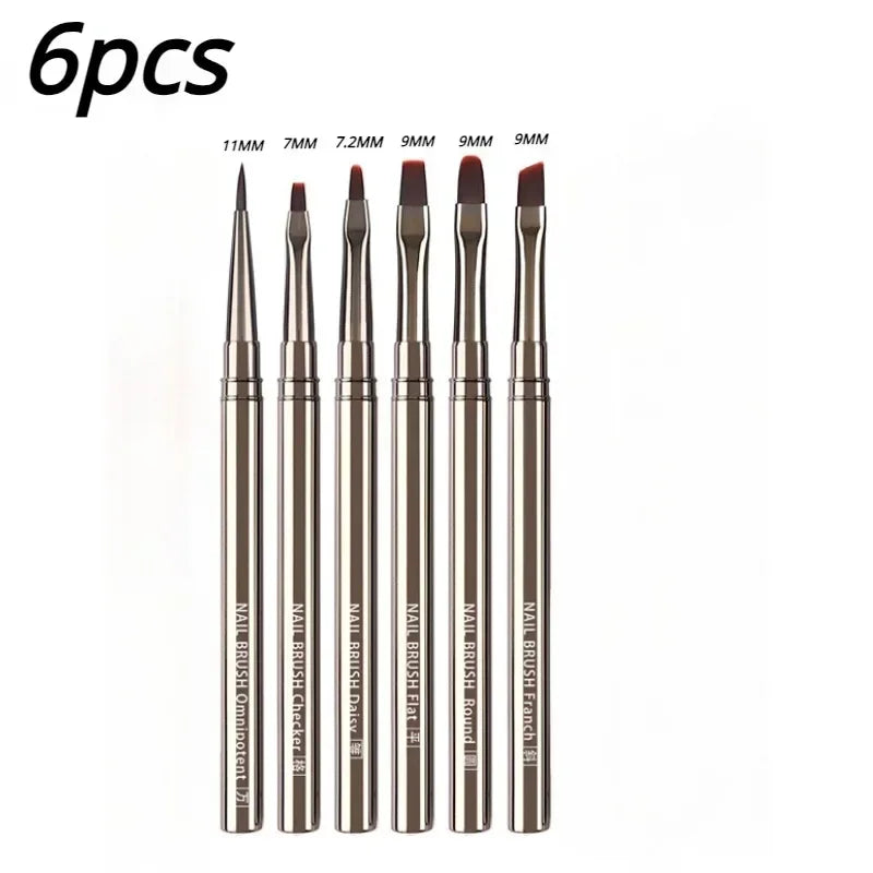 Nails Art Liner Brushes Elongated Nail