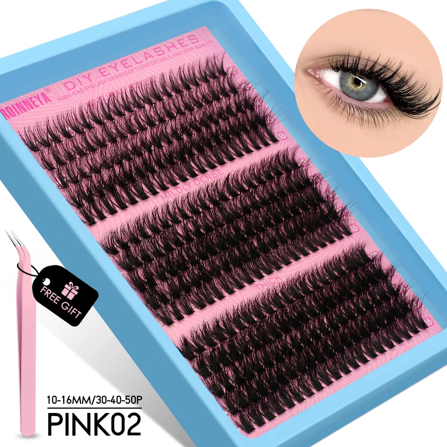 Kit Fluffy Individual Lashes Volume Mixed