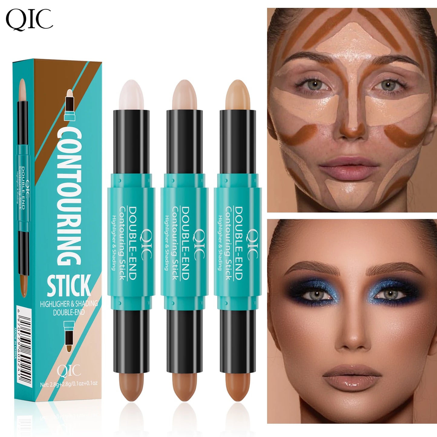 Different shades of contouring stick