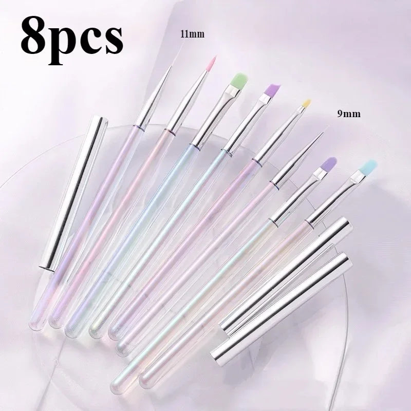 Nails Art Liner Brushes Elongated Nail