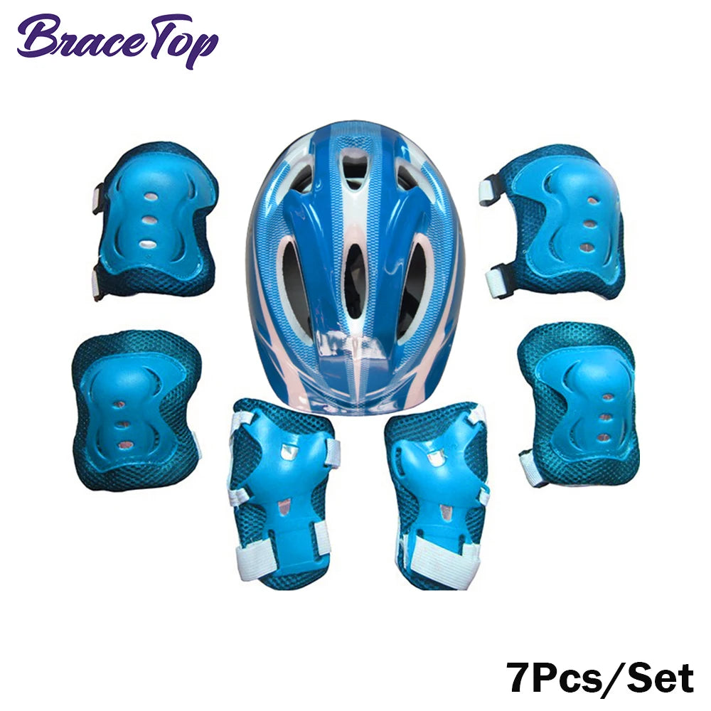 7Pcs/Set Kids Knee Pads and Elbow