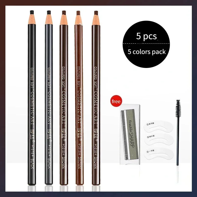 Eyebrow Pencil Waterproof and Non-smudge