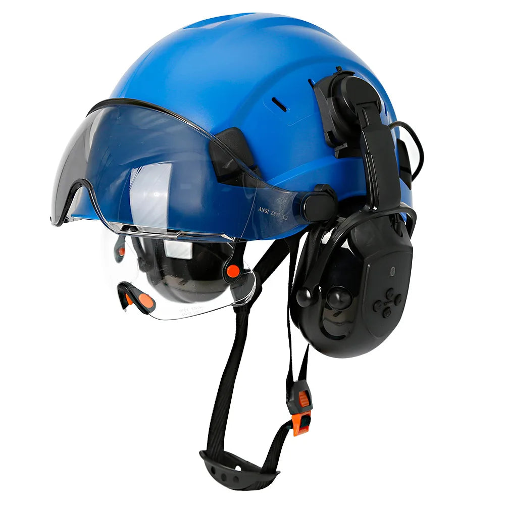 CE Safety Helmet With 5.0 Bluetooth Earmuffs For Engineer