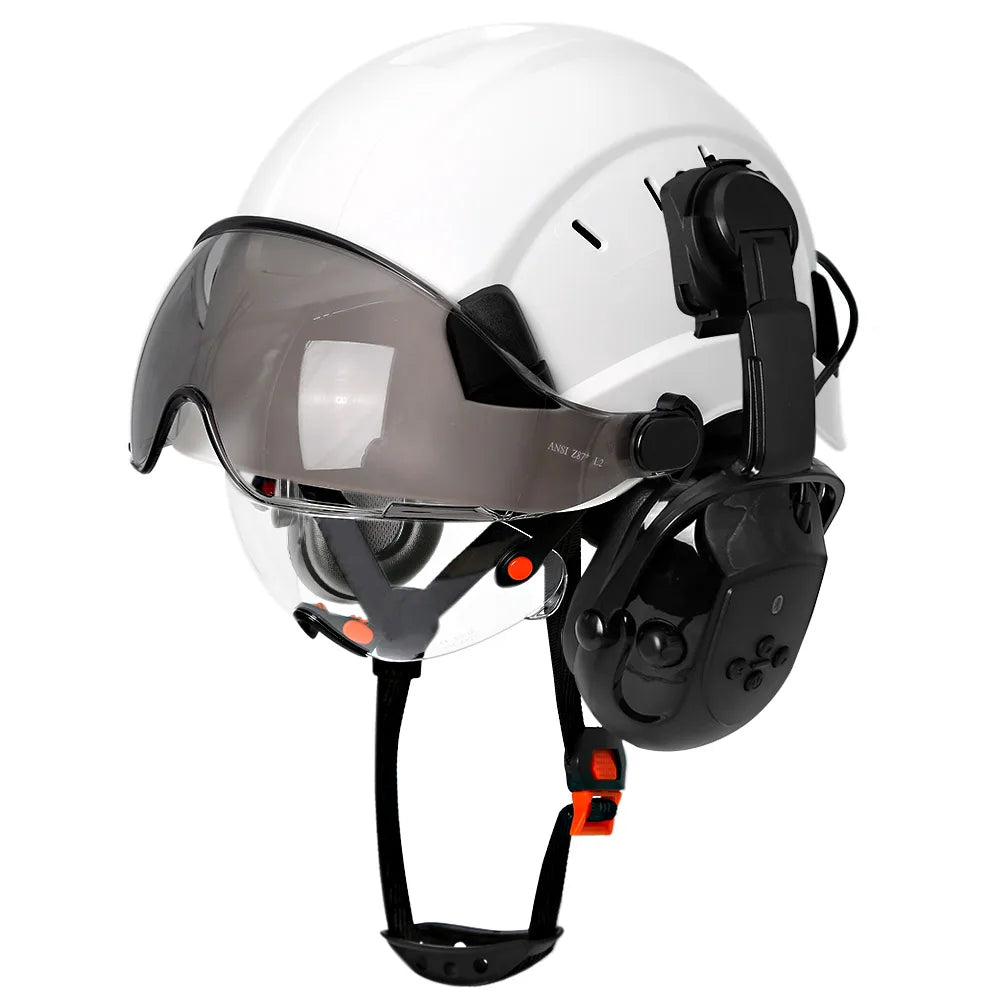 CE Safety Helmet With 5.0 Bluetooth Earmuffs For Engineer