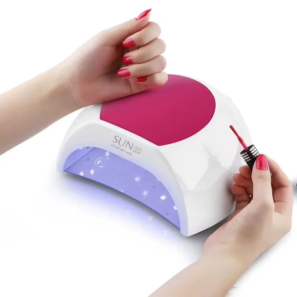 UV Nail Lamp 48W Gel Polish Dryer Pedicure Dryer Machine