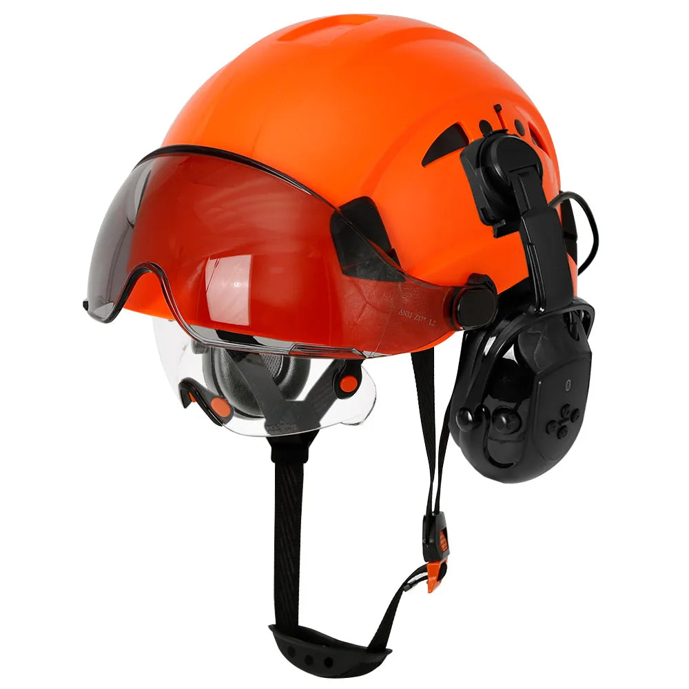 CE Safety Helmet With 5.0 Bluetooth Earmuffs For Engineer