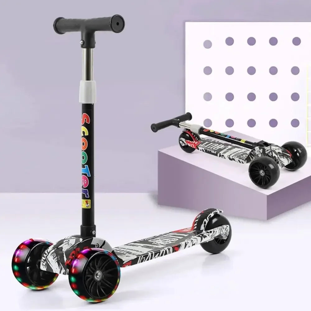 Scooter Foldable Widened Pedals Kids