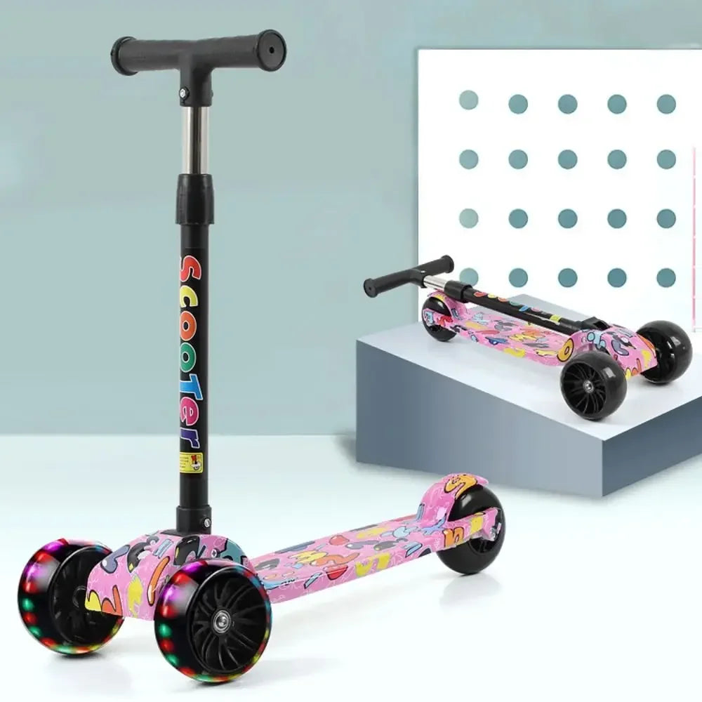 Scooter Foldable Widened Pedals Kids