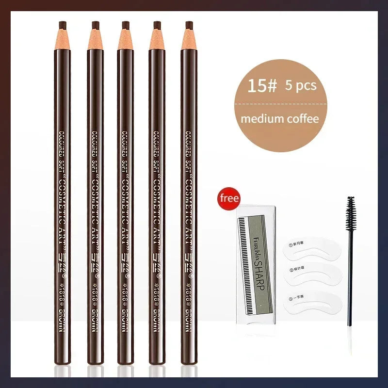 Eyebrow Pencil Waterproof and Non-smudge