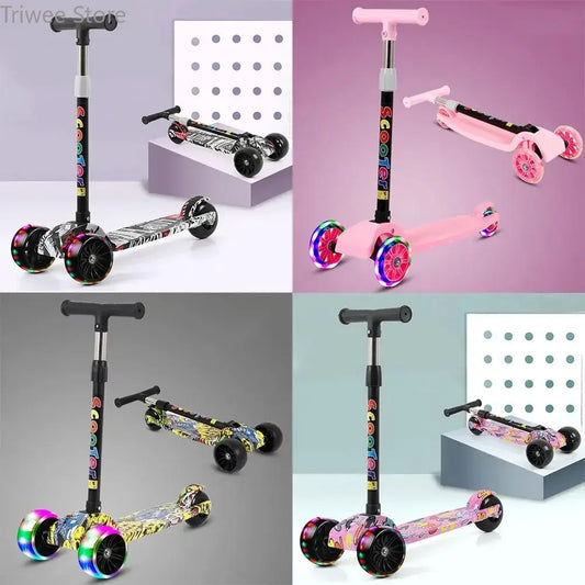 Scooter Foldable Widened Pedals Kids