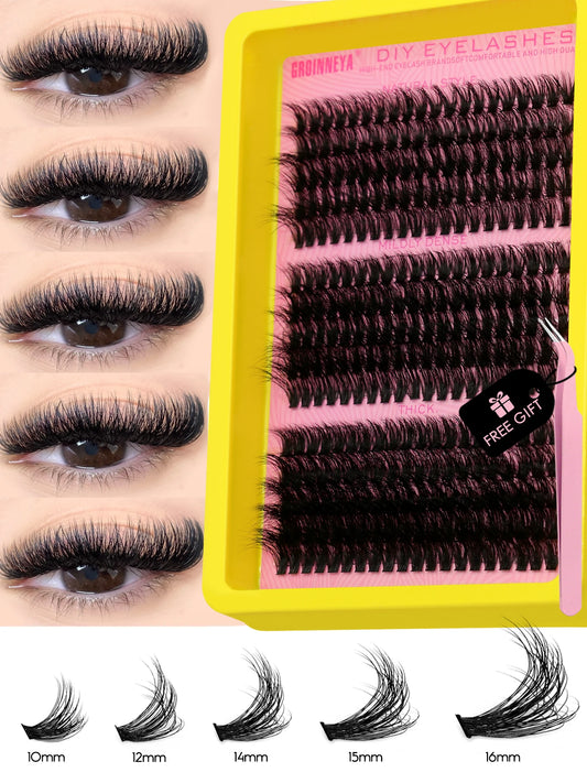 Kit Fluffy Individual Lashes Volume Mixed