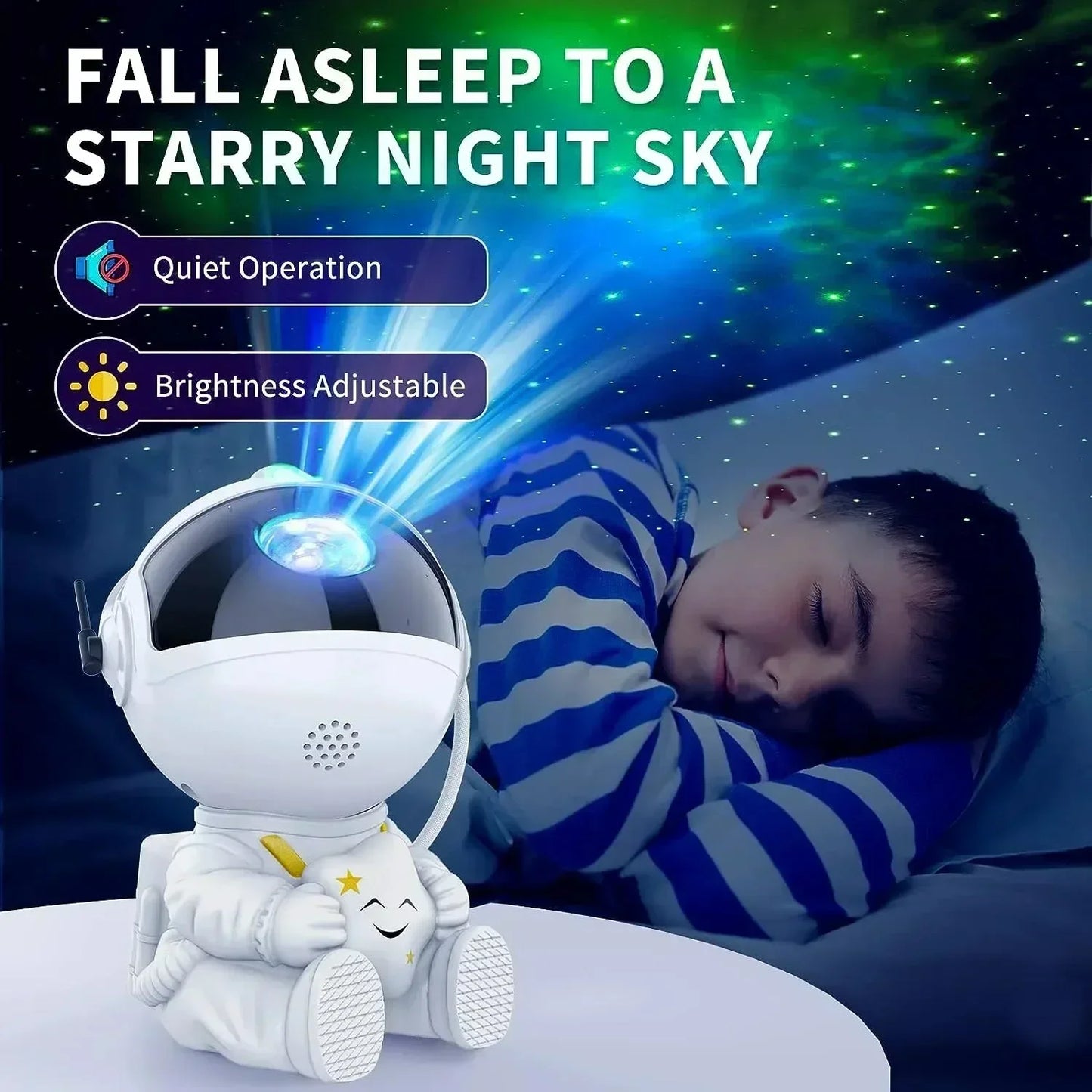 Galaxy Star Astronaut Projector LED Night