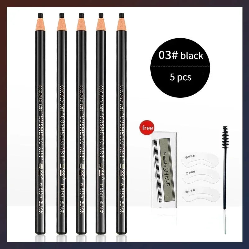 Eyebrow Pencil Waterproof and Non-smudge