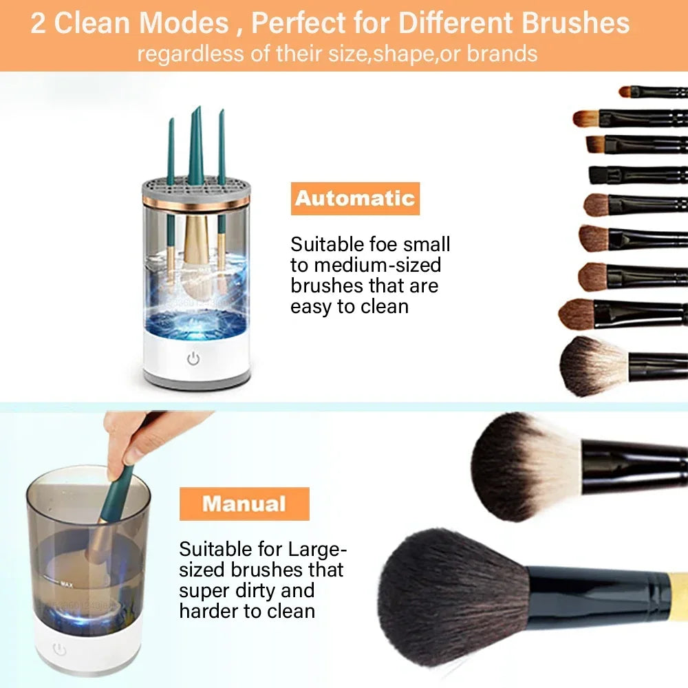 3 In 1 Makeup Brushes Drying Rack Cleaning