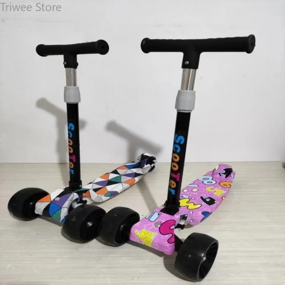 Scooter Foldable Widened Pedals Kids