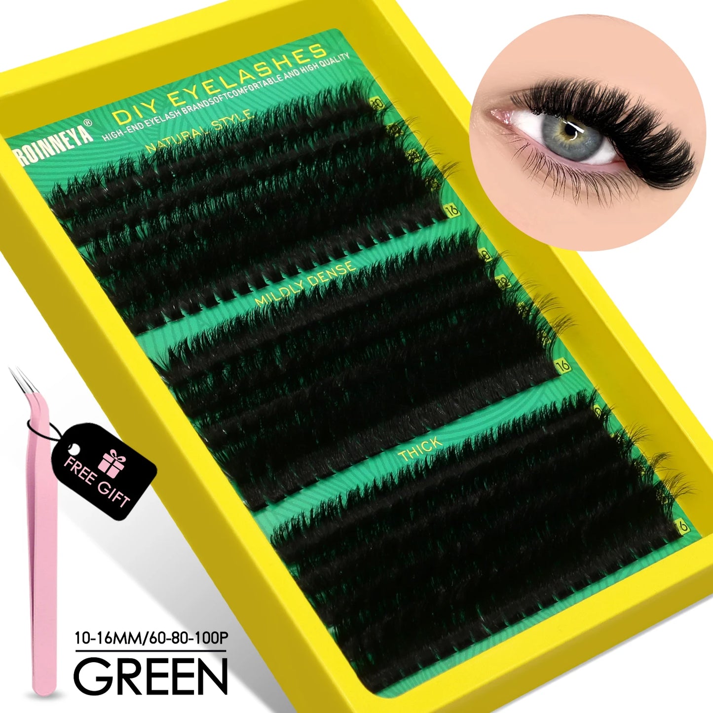 Kit Fluffy Individual Lashes Volume Mixed