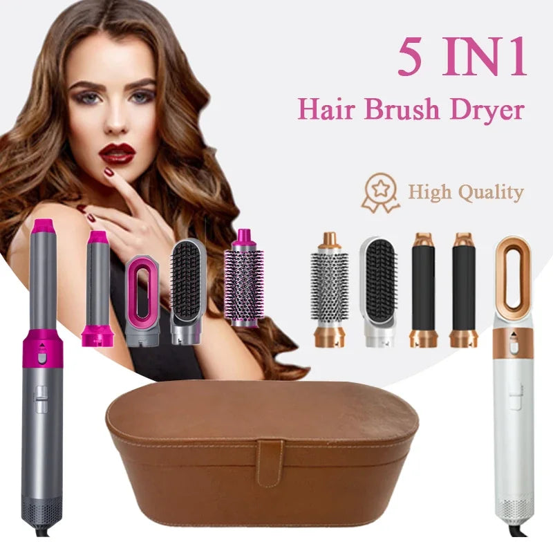 5 in 1 Hair Dryer Hot Comb