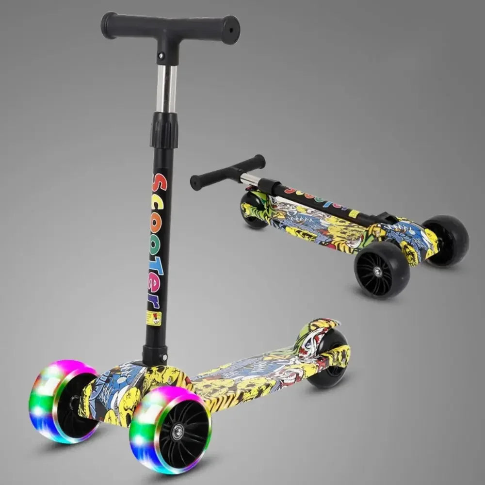 Scooter Foldable Widened Pedals Kids