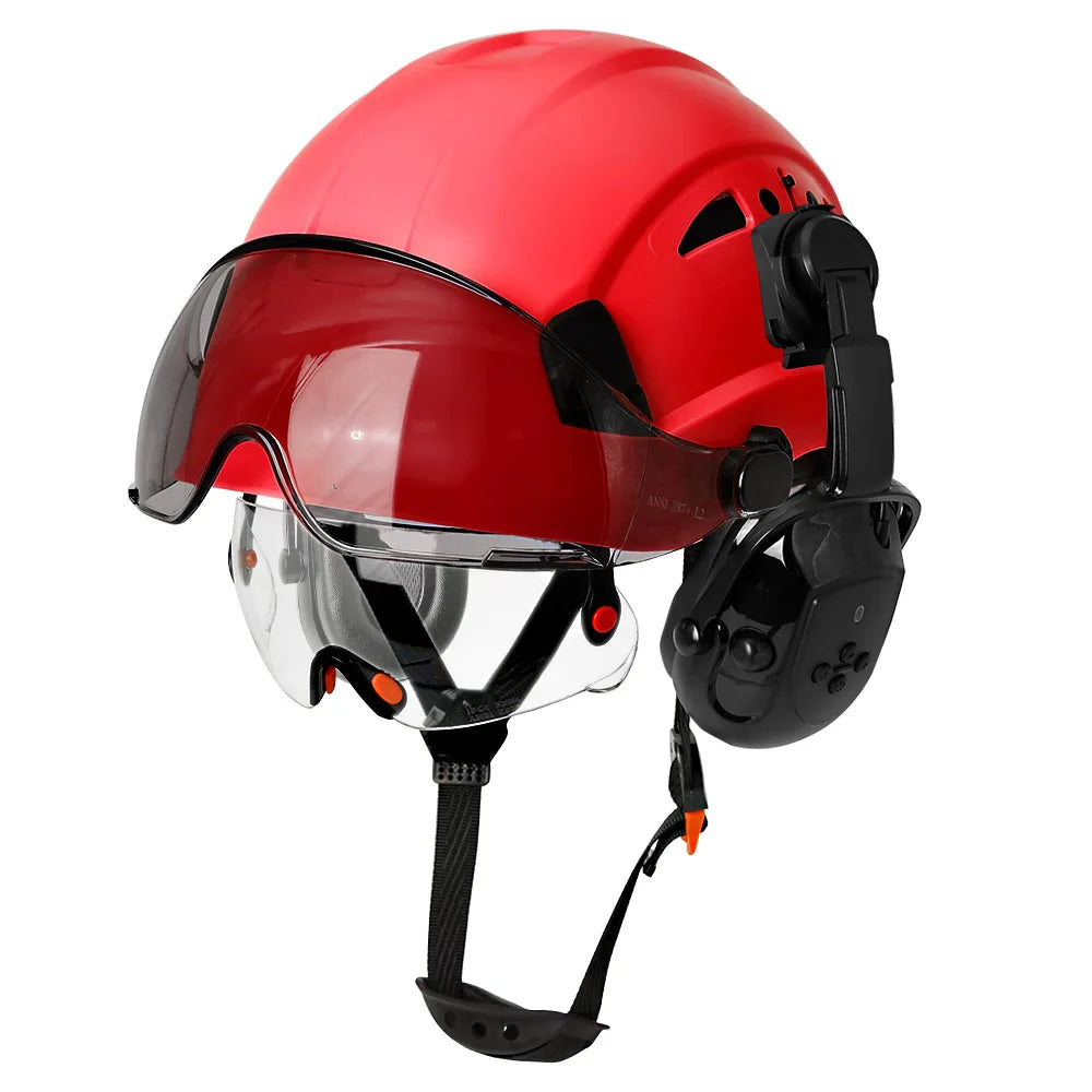 CE Safety Helmet With 5.0 Bluetooth Earmuffs For Engineer