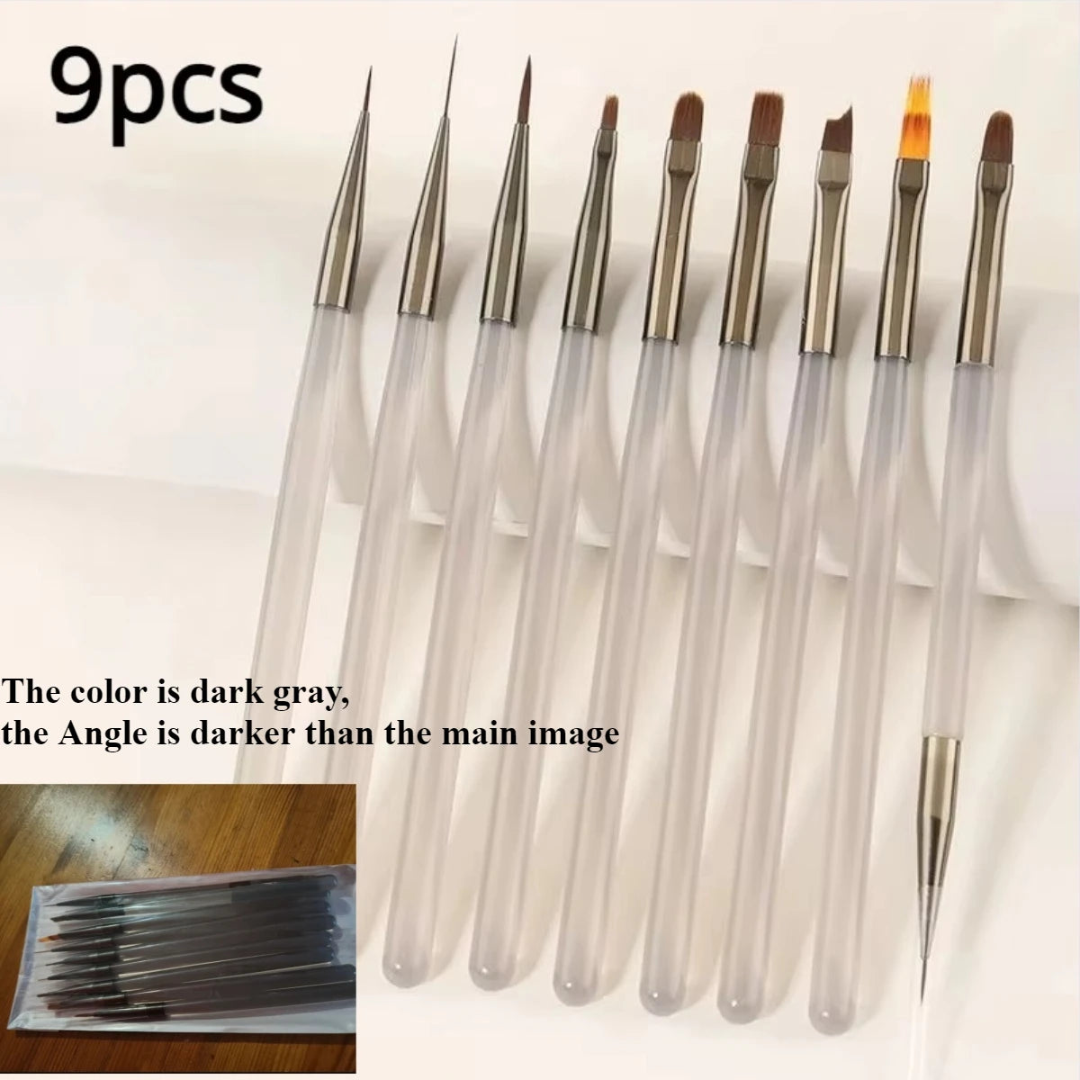 Nails Art Liner Brushes Elongated Nail