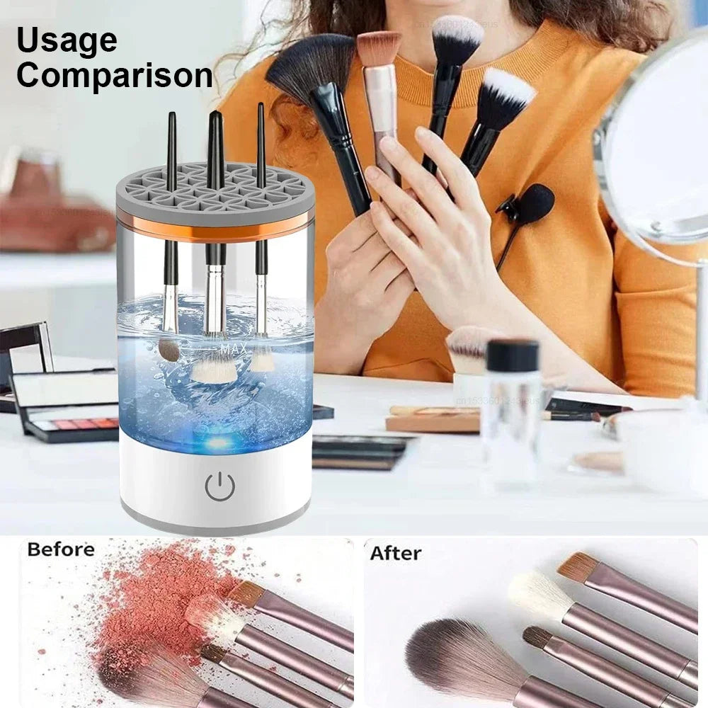 3 In 1 Makeup Brushes Drying Rack Cleaning