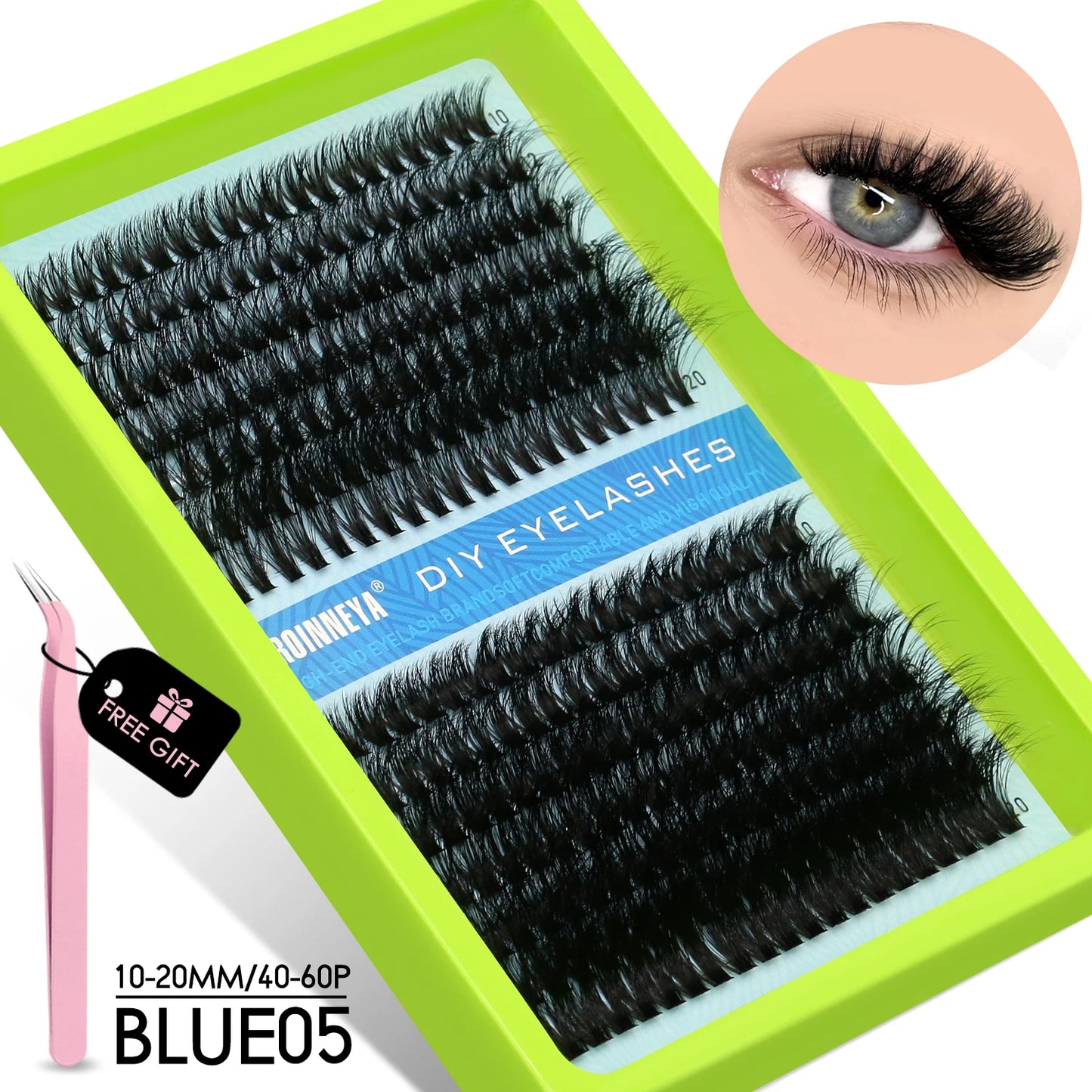 Kit Fluffy Individual Lashes Volume Mixed