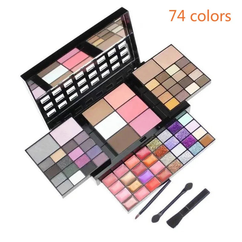 40/74/78 Colors Glitter Eyeshadow Palette