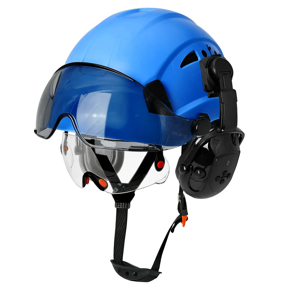 CE Safety Helmet With 5.0 Bluetooth Earmuffs For Engineer