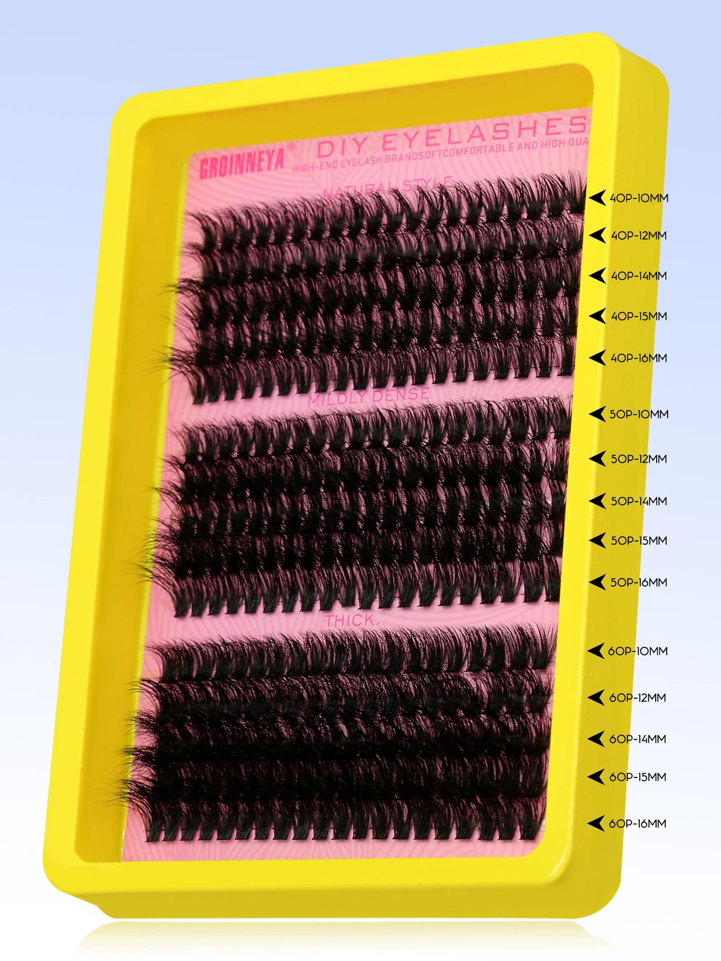 Kit Fluffy Individual Lashes Volume Mixed