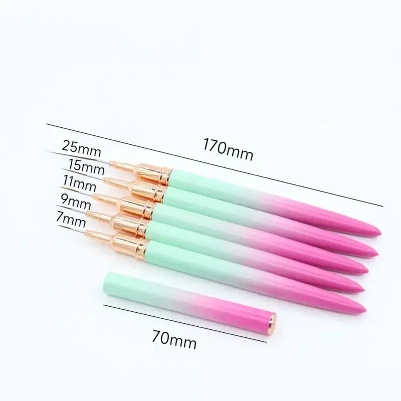 Nails Art Liner Brushes Elongated Nail