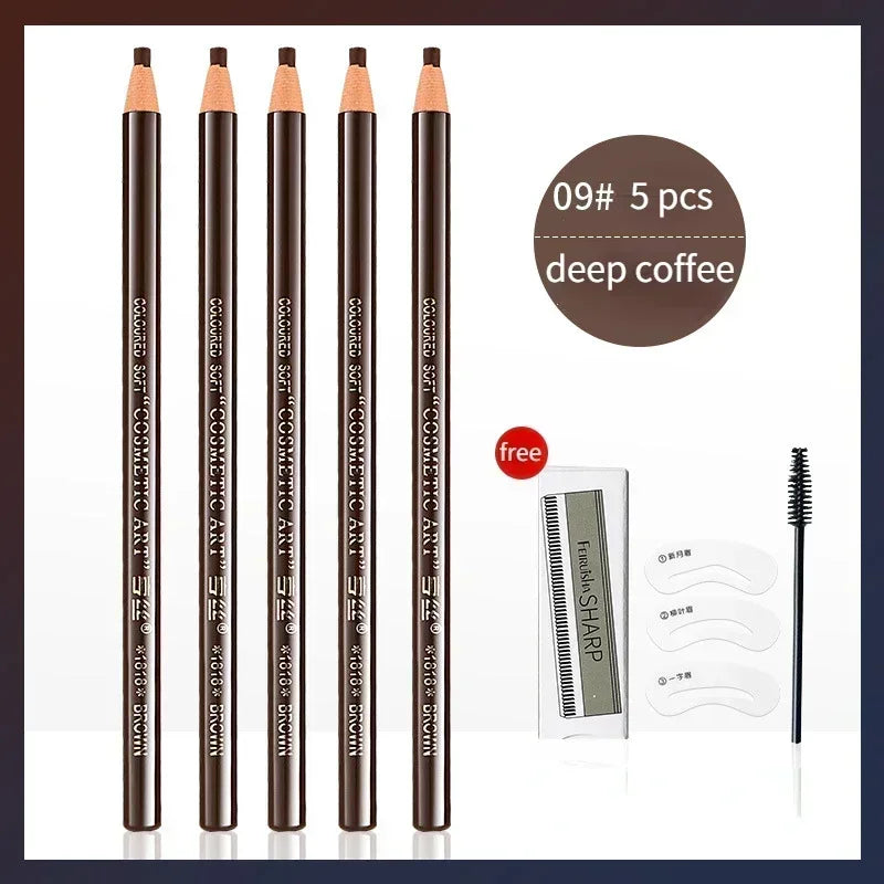 Eyebrow Pencil Waterproof and Non-smudge