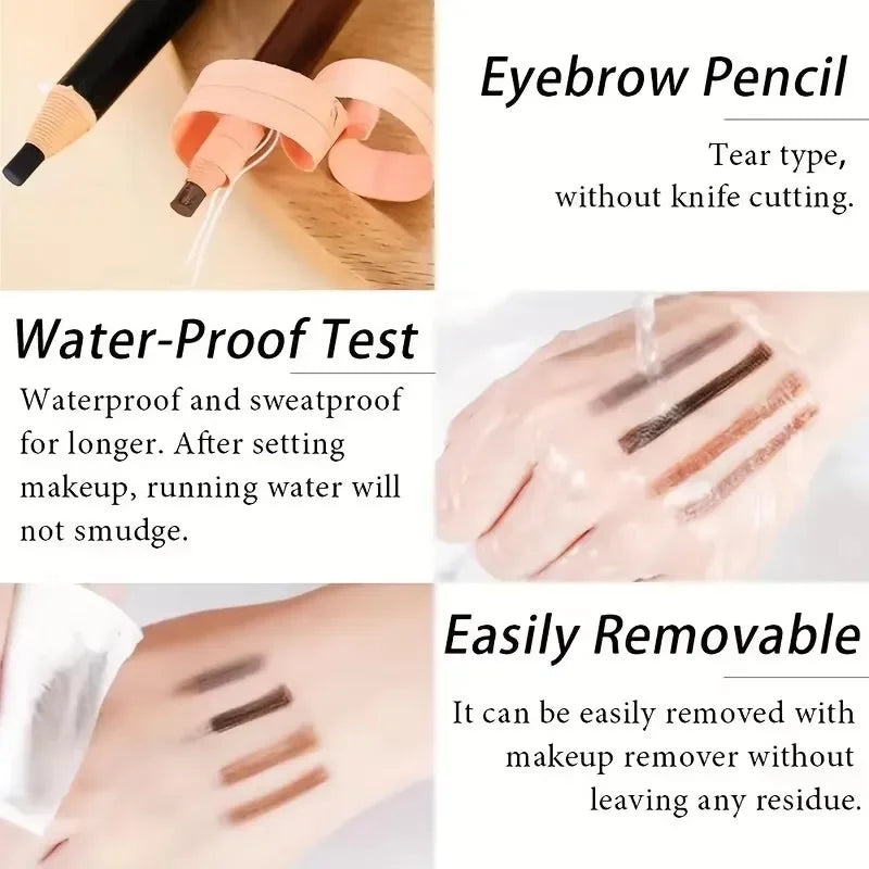 Eyebrow Pencil Waterproof and Non-smudge