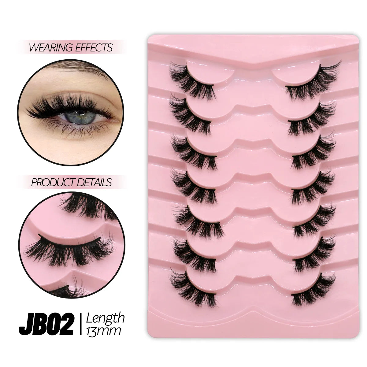 Half Lashes Soft Natural Look Extension Makeup