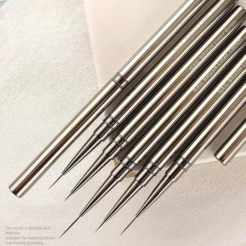 Nails Art Liner Brushes Elongated Nail