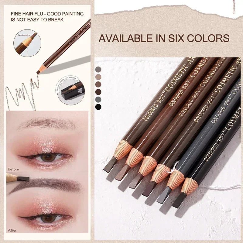 Eyebrow Pencil Waterproof and Non-smudge