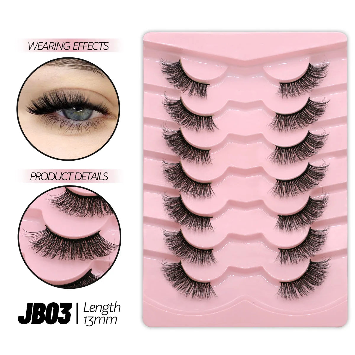 Half Lashes Soft Natural Look Extension Makeup