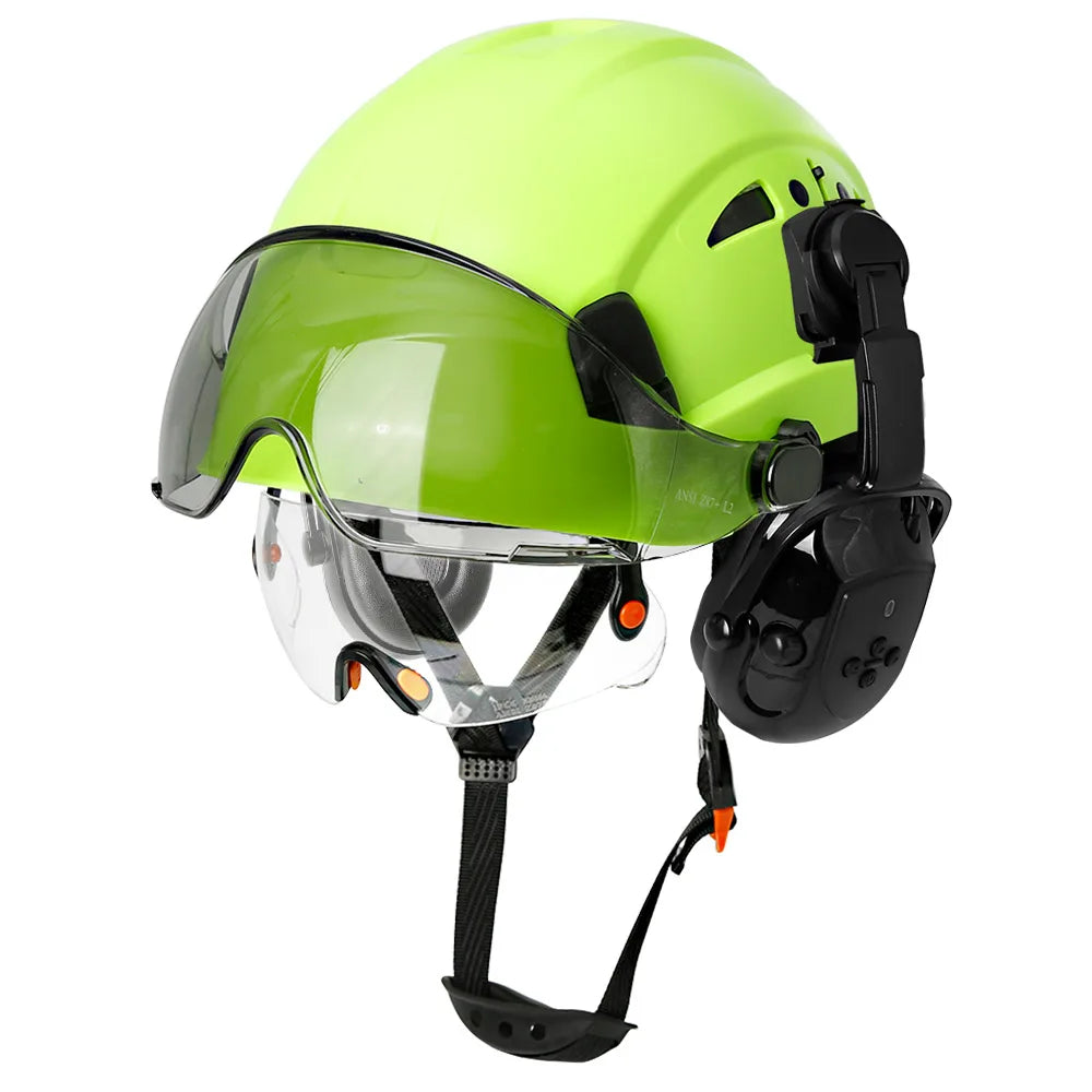 CE Safety Helmet With 5.0 Bluetooth Earmuffs For Engineer