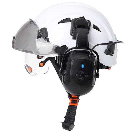 CE Safety Helmet With 5.0 Bluetooth Earmuffs For Engineer