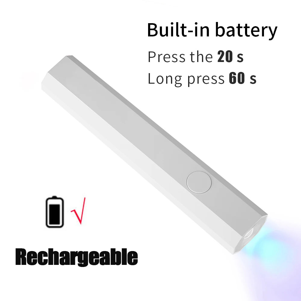 Handheld Nail Dryer Lamp UV/LED