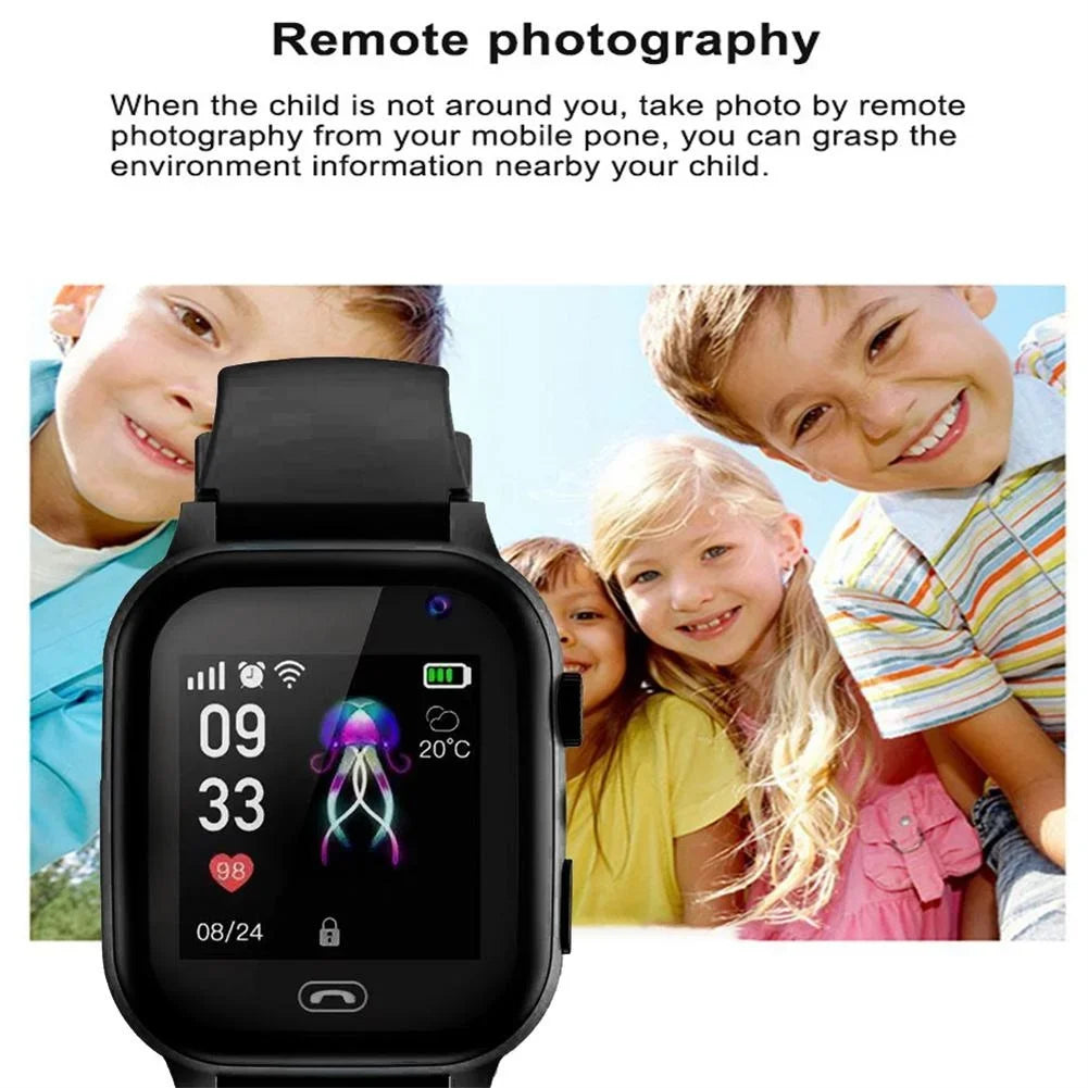 GPS Location Video Call Sim Card Child SmartWatch Camera Waterproof